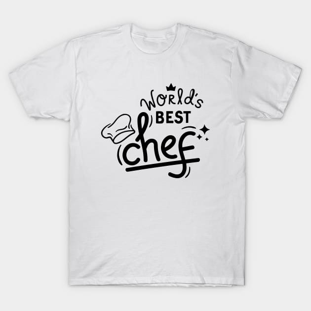 World's best chef T-Shirt by Ideas Design